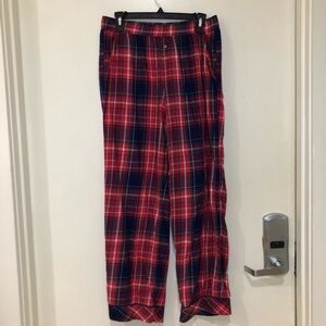 Victoria’s Secret Red & Blue Plaid Pajama Bottoms Size Small